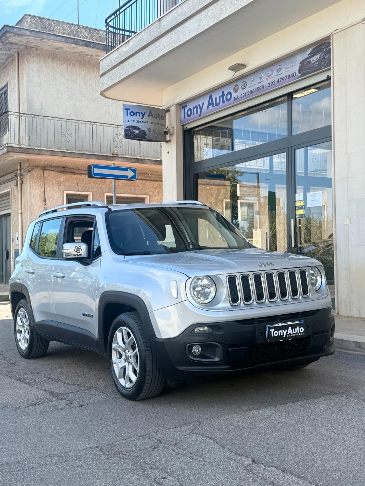 Jeep Renegade 1.4 GPL Limited 140cv NAVI,BLOCK SHAFT ,ANDROID AUTO,SENS.PARK.KM CERTIFICATI,UNI PROP.