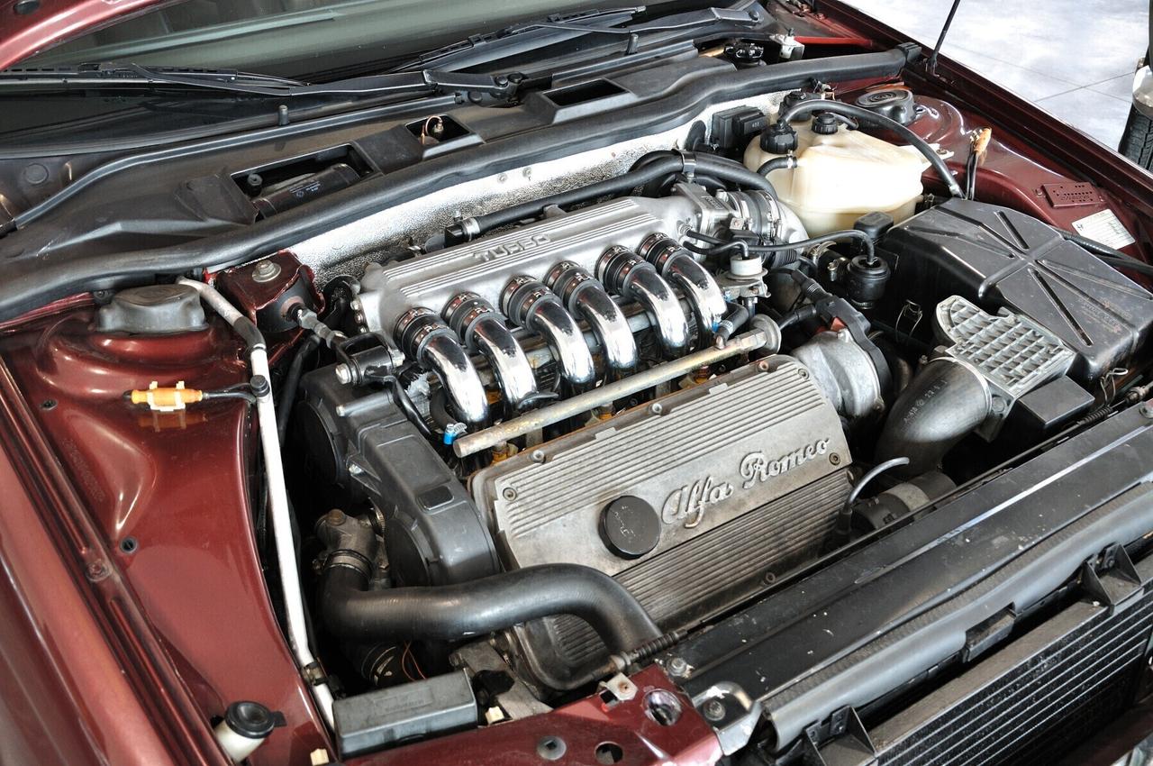 Alfa Romeo 164 2.0i V6 turbo cat Super CRS pelle tagliandata