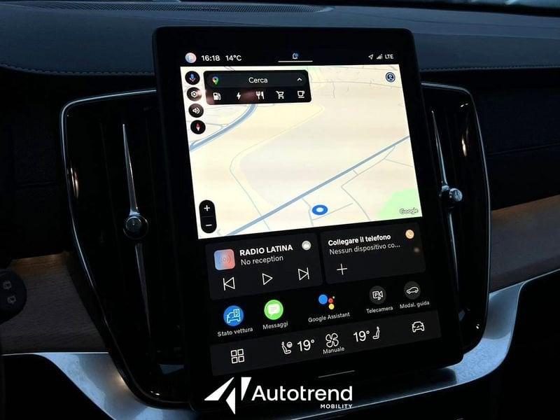 Volvo XC90 T8 310+145 CV Plug-in Hybrid AWD Automatico 7 Posti Ultra Dark