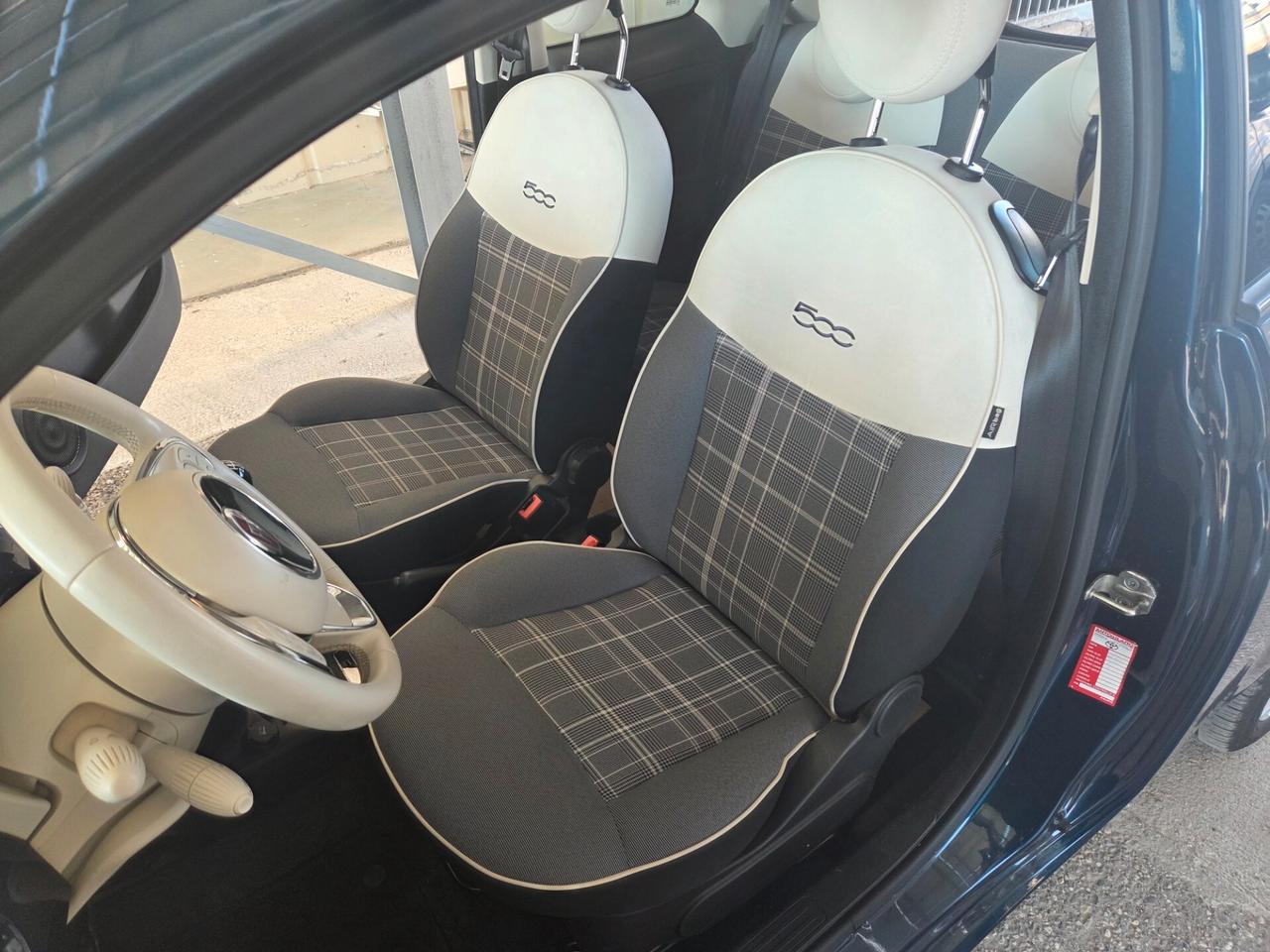 Fiat 500- 1.2 LOUNGE Blu NAVI7' MY 2019