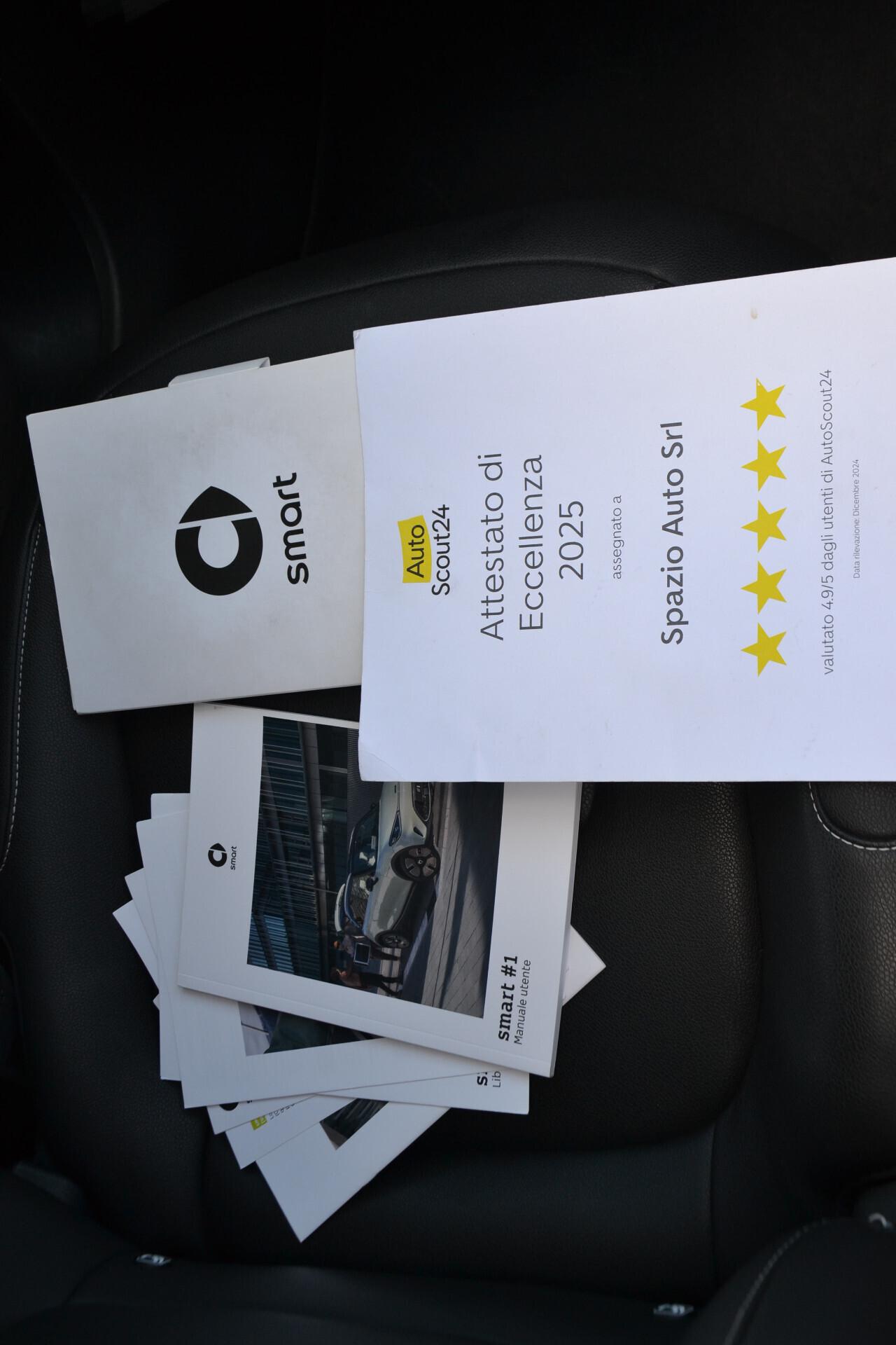 Smart #1 #1 PRO SPORT FULL FULL PREZZO SENZA VINCOLI UNIPRO' ITALIANA AUTONOMIA +400KM GARANZIA 12M ELETTRICA