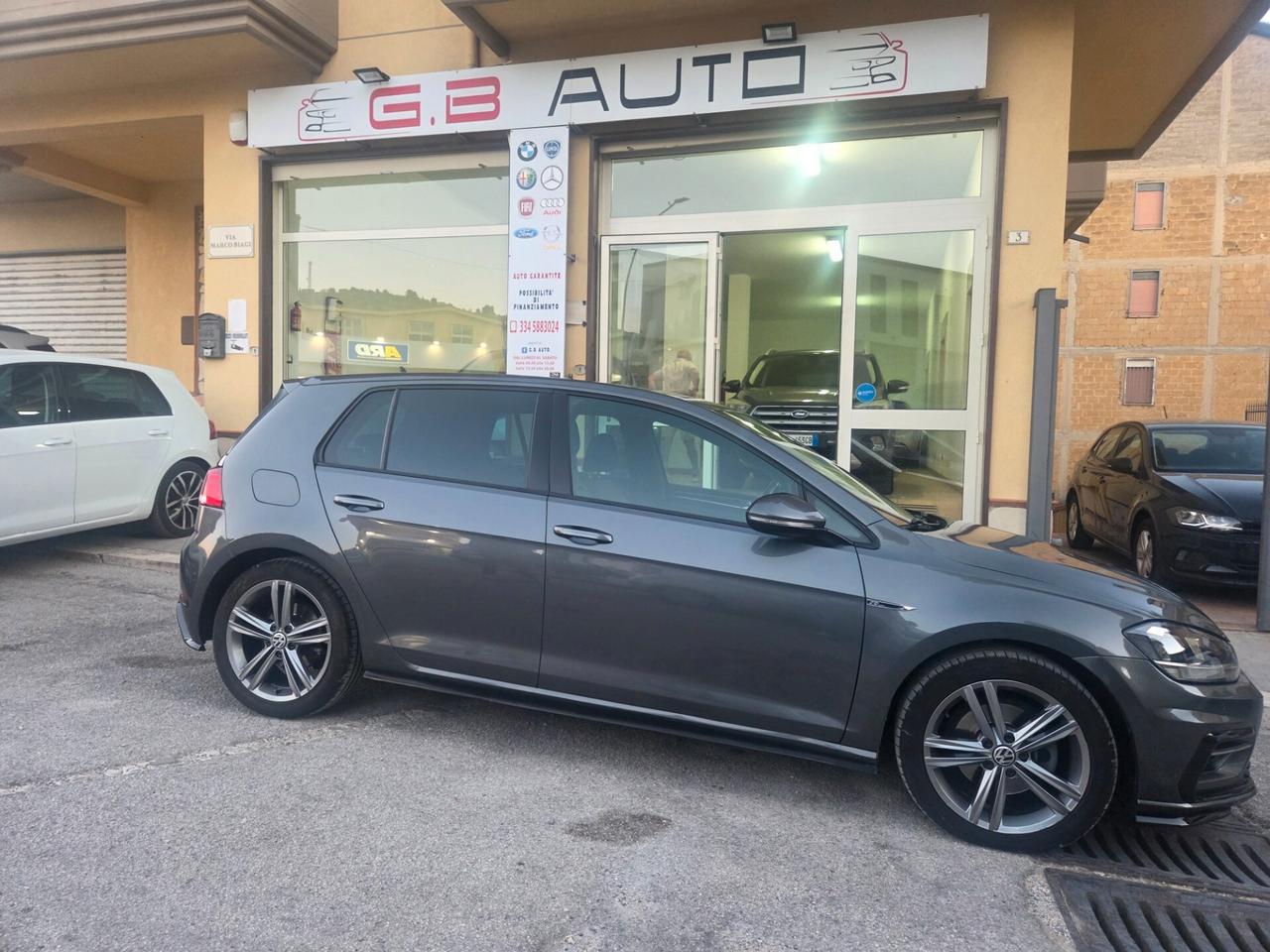 VW GOLF 7.5 ANNO 2018 R LINE 2.0 TDI 150 CV KM CERTIF