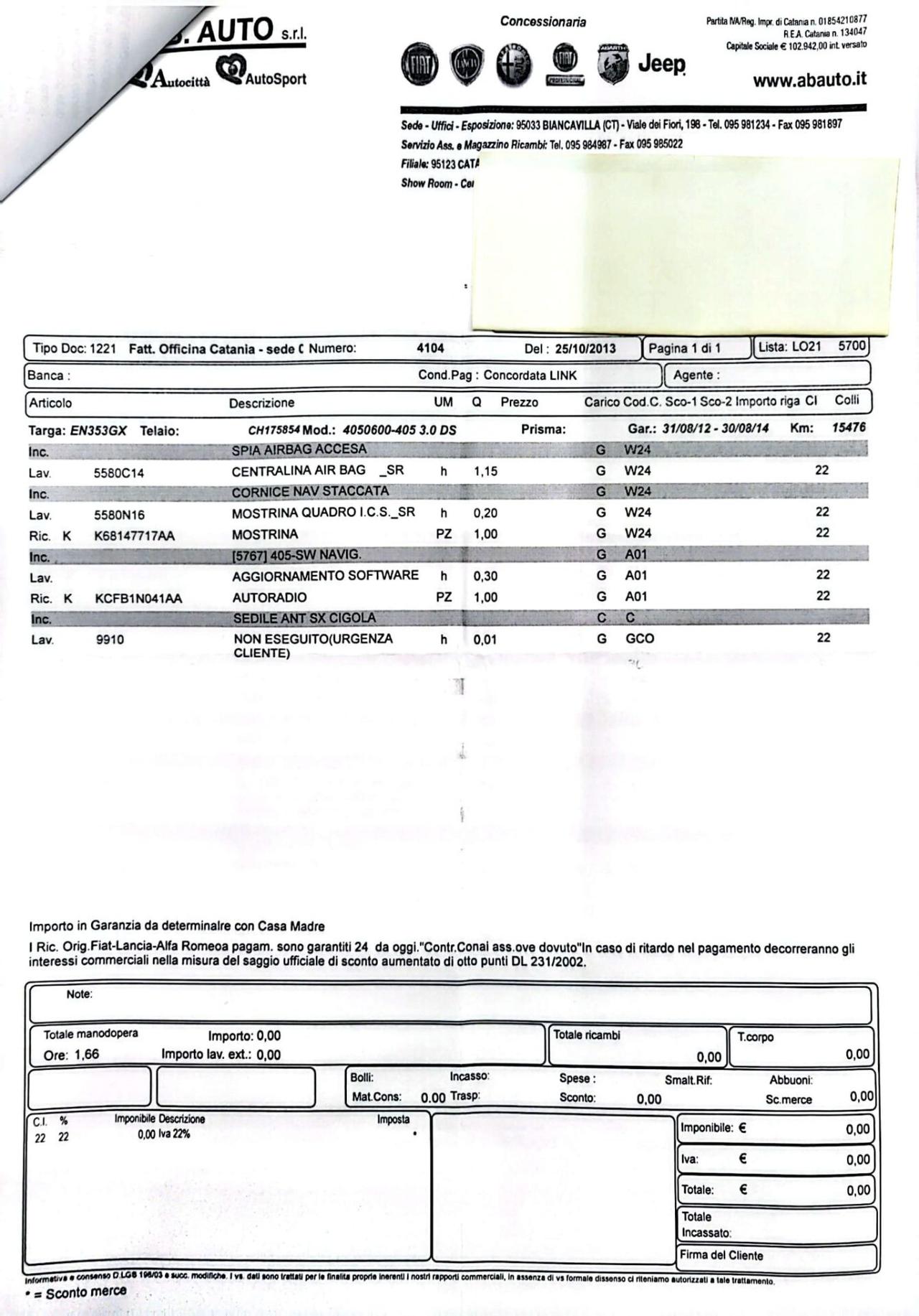 Lancia Thema 3.0 V6 Multijet 239 CV EXECUTIVE