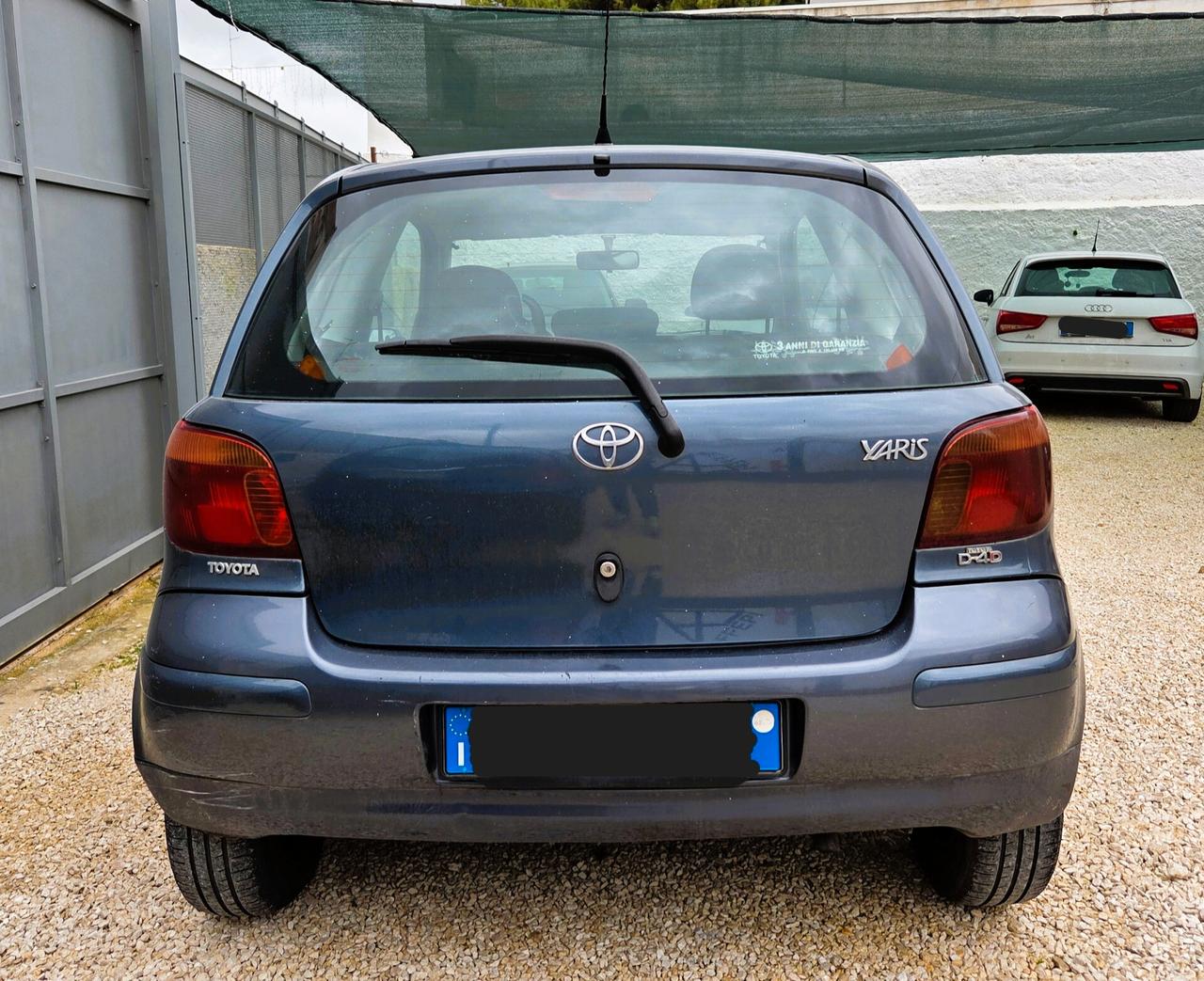 Toyota Yaris 1.4 tdi D-4D cat 3 porte Sol