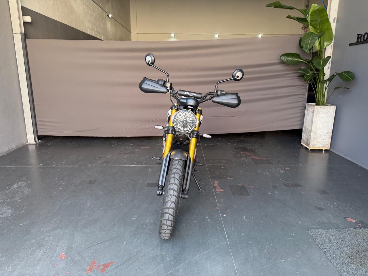 Triumph Scrambler 400 X400 MATT KHAKI GREEN