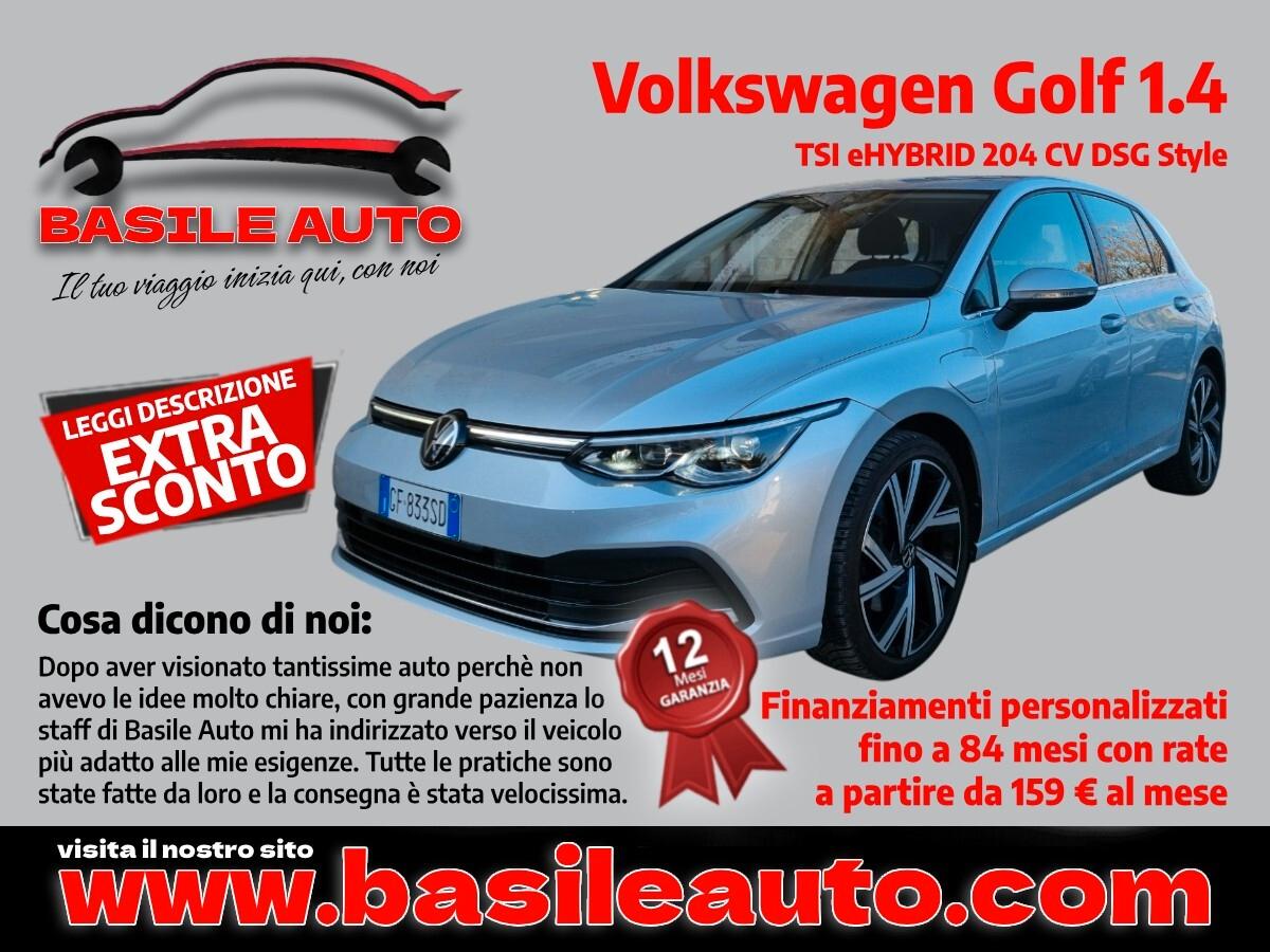 Volkswagen Golf 1.4 TSI eHYBRID 204 CV DSG Style