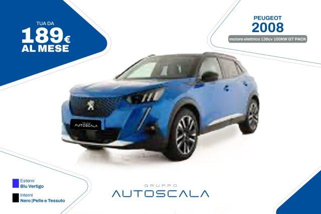 PEUGEOT 2008 motore elettrico 136cv 100KW GT PACK