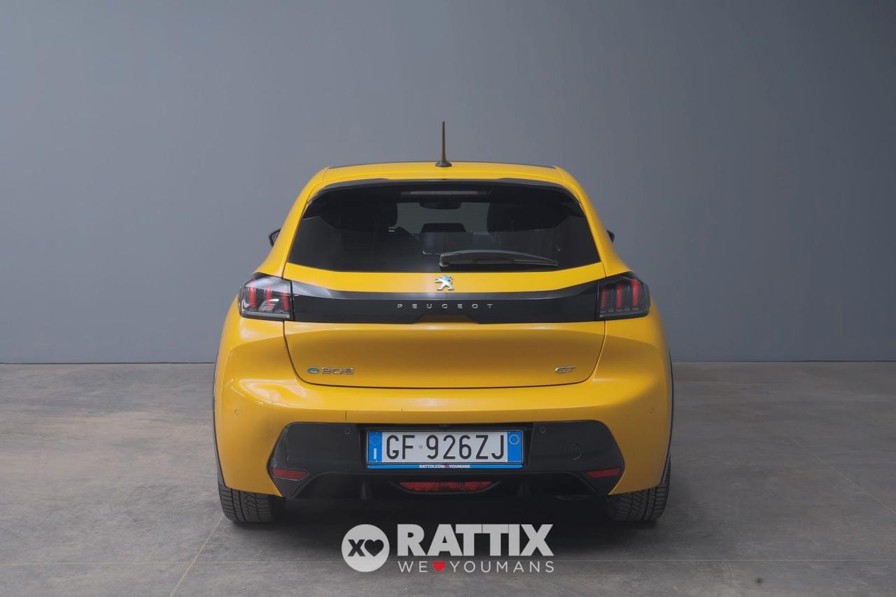 Peugeot e-208 motore elettrico 100kW GT