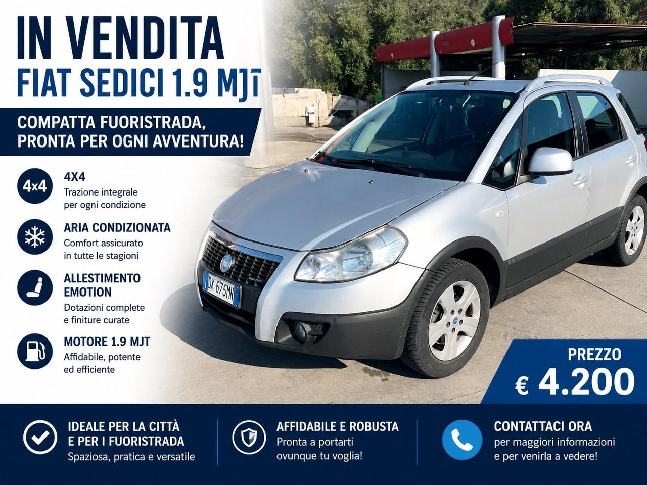 Fiat Sedici 1.9 MJT 4x4 Emotion