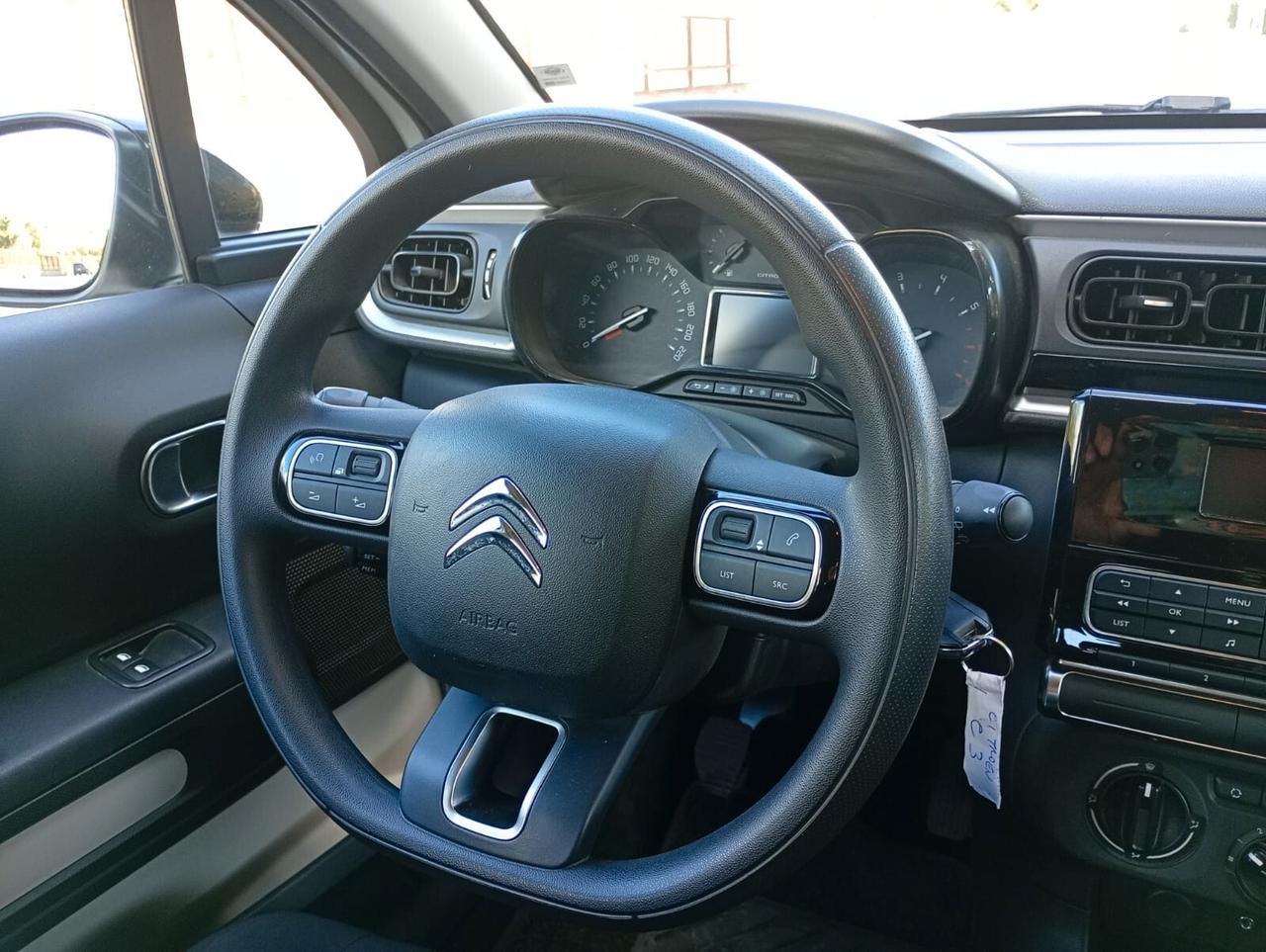 CITROEN C3 1.2 BENZINA UNICOPROPRIETARIO SOLO 82.000 KM