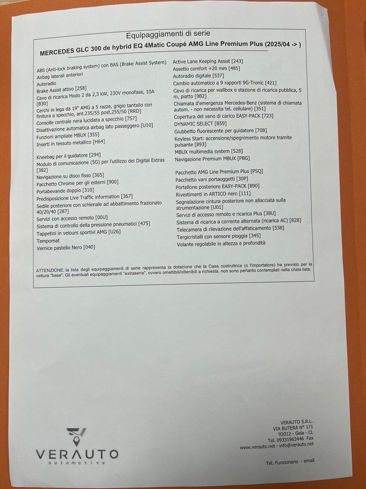 Mercedes-benz GLC 300 de hybrid 4Matic Coupé AMG Line Premium Plus possibilità noleggio no scoring