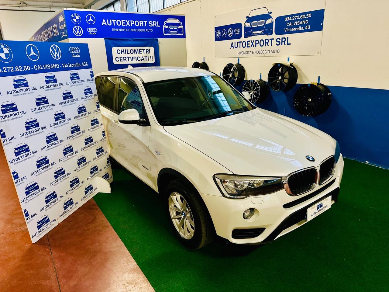 Splendida Bmw X3/2015/euro6/kmcertificati.