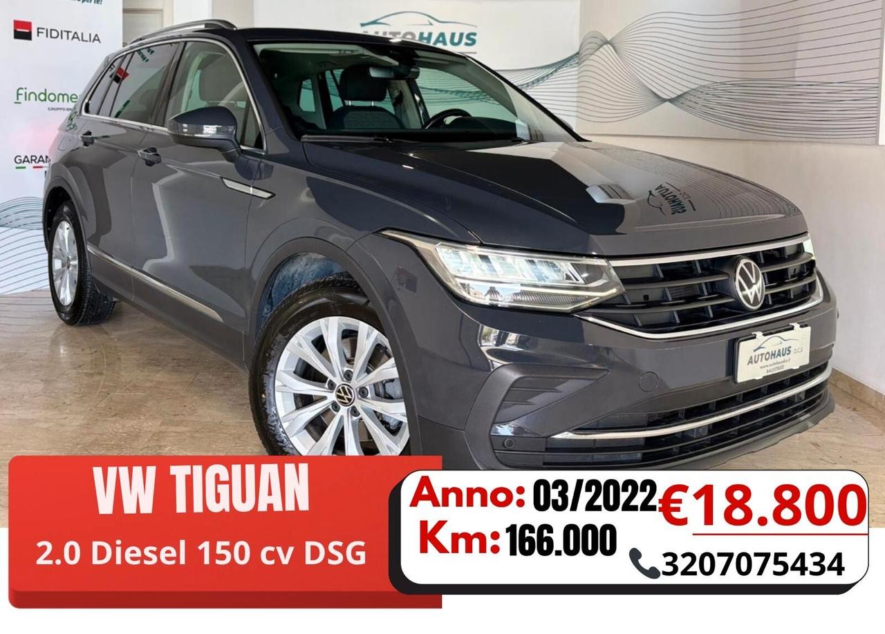 Volkswagen Tiguan 2.0 TDI 150 CV SCR DSG Life