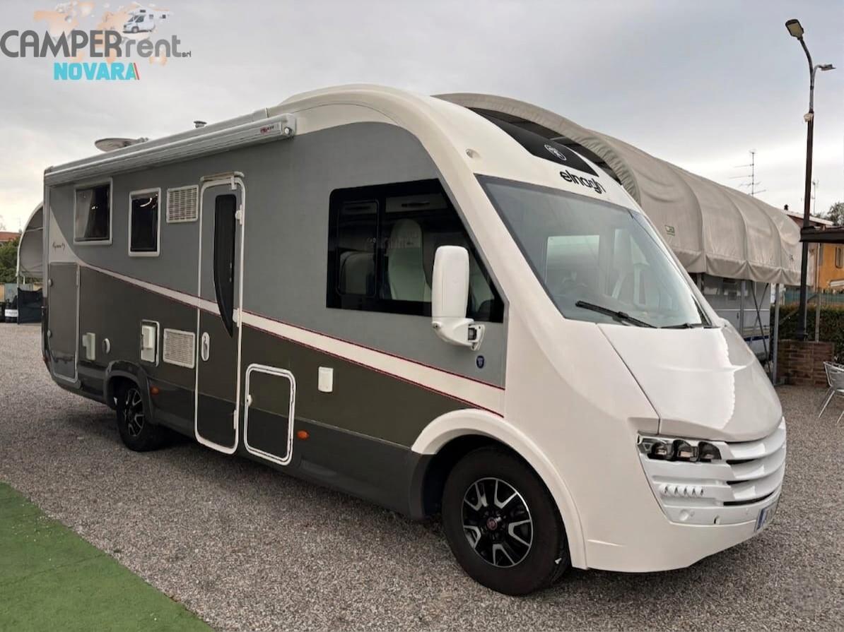 ELNAGH MAGNUM 81G - motorhome con letto nautico in coda e maxi garage