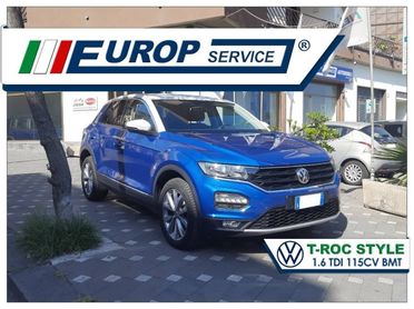 Volkswagen T-ROC 1.6 TDI Style 115CV BMT