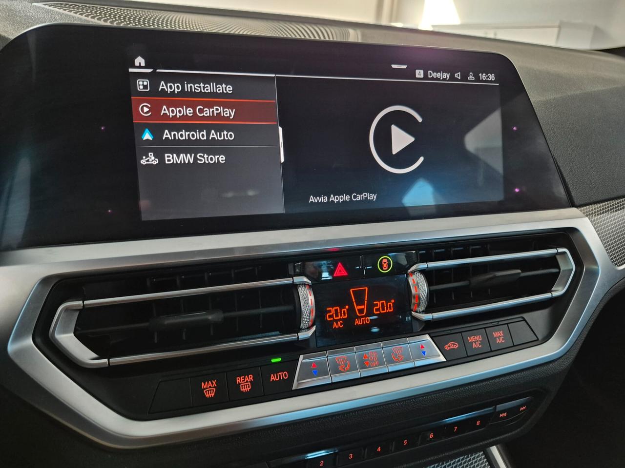 BMW 320 TOURING 320D XDRIVE MSPORT AUTO LED PELLE CLIMA 3ZONE CARPLAY ACC. RETROCAM. 1 PROPRIETARIO