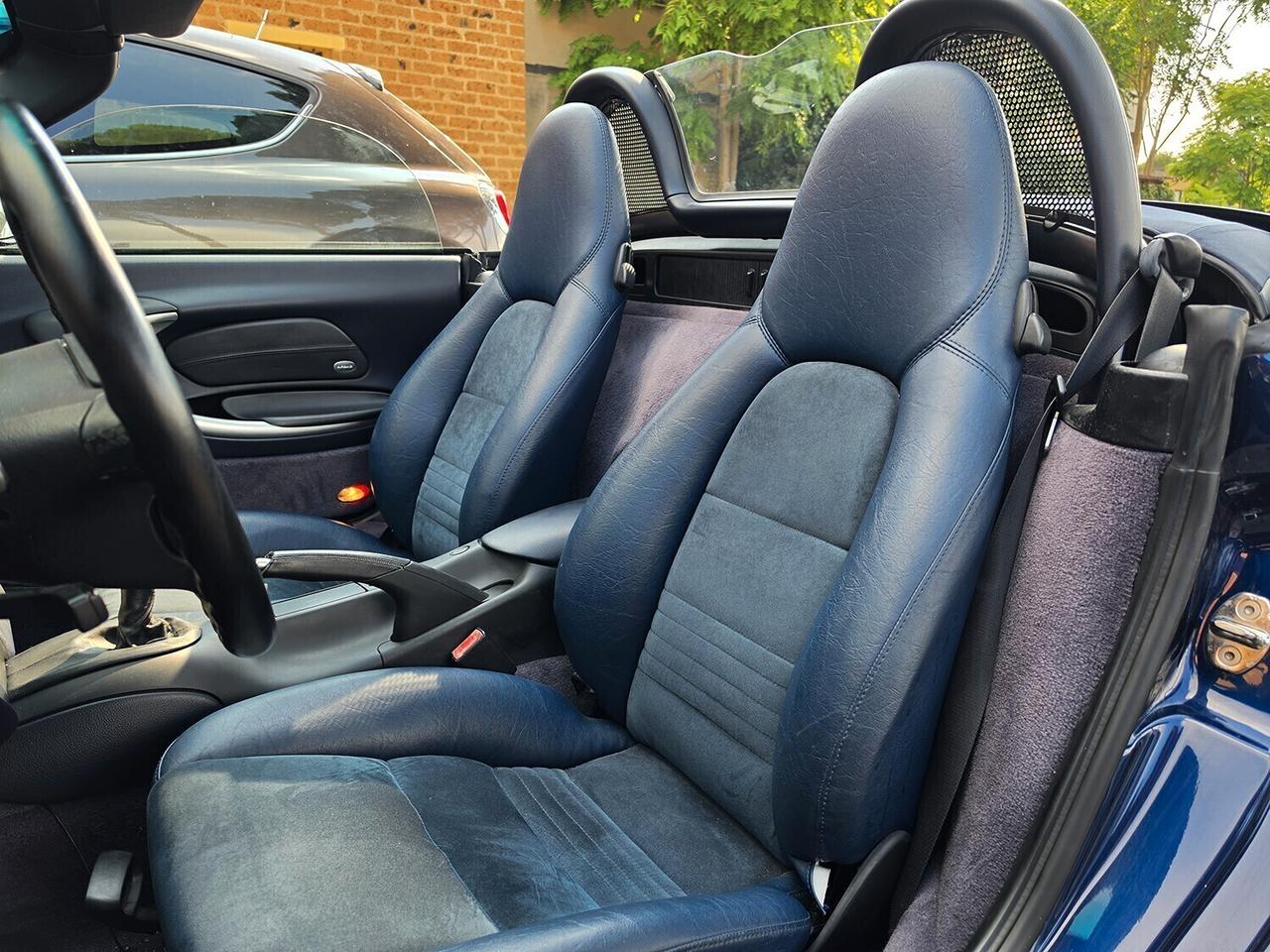 Boxster 3.2 S MANUALE _ BLU LAPIS _ 3.2S _ SERVICE BOOK _ PELLE ALCANTARA _ GARANZIA 12 MESI