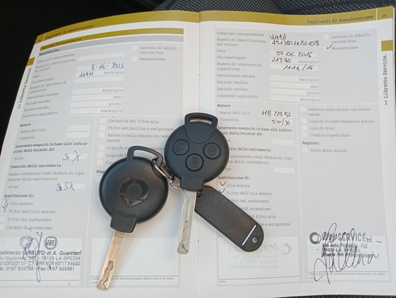 Smart ForTwo 1000 52 kW MHD coupé pure automatico
