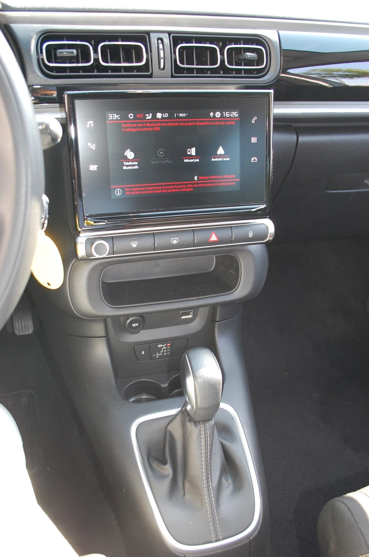 Citroen C3 1.2 Puretech 110CV EAT6 Shine S&S Uff Italy Led USB