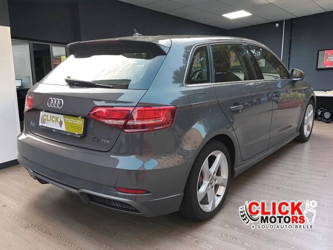Audi A3 Sportback A3 III 2018 Sptk 35 2.0 tdi 150cv s-tronic S Line