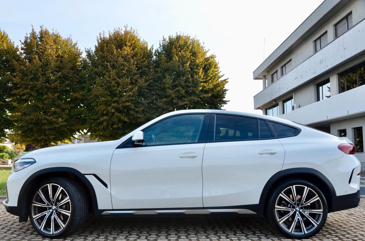 BMW X6 XDRIVE30d MHEV 48V XLINE 286cv AUTO, GARANZIA UFF BMW, UNICOPROPRIETARIO, SERVICE BMW, UFF ITALIANA, 22", EURO 6D, PERMUTE