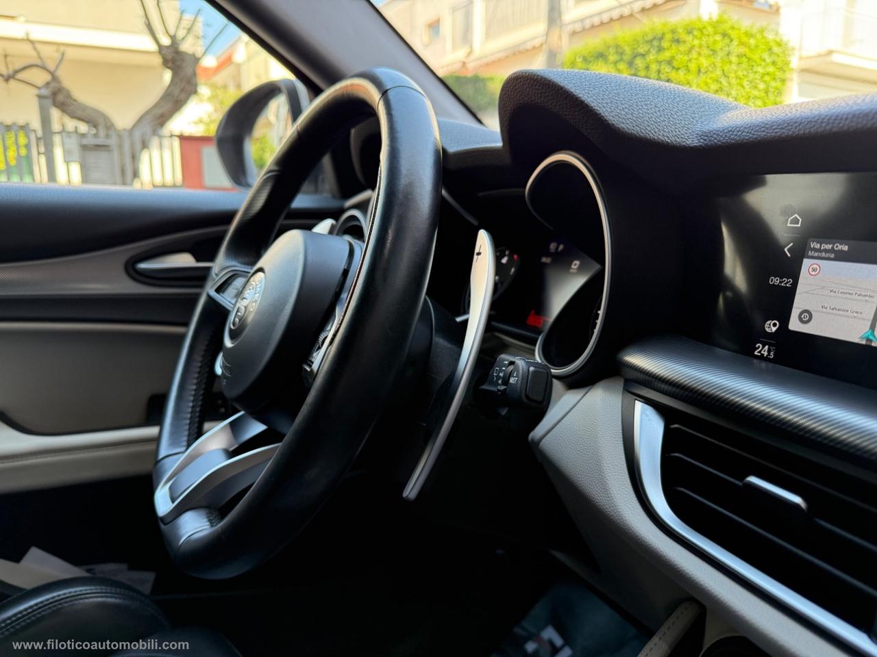 ALFA ROMEO Stelvio 2.2 T.diesel 190CV AT8 Q4 Sprint MY 2021 - GANCIO DI TRAINO ELETTRICO-PELLE