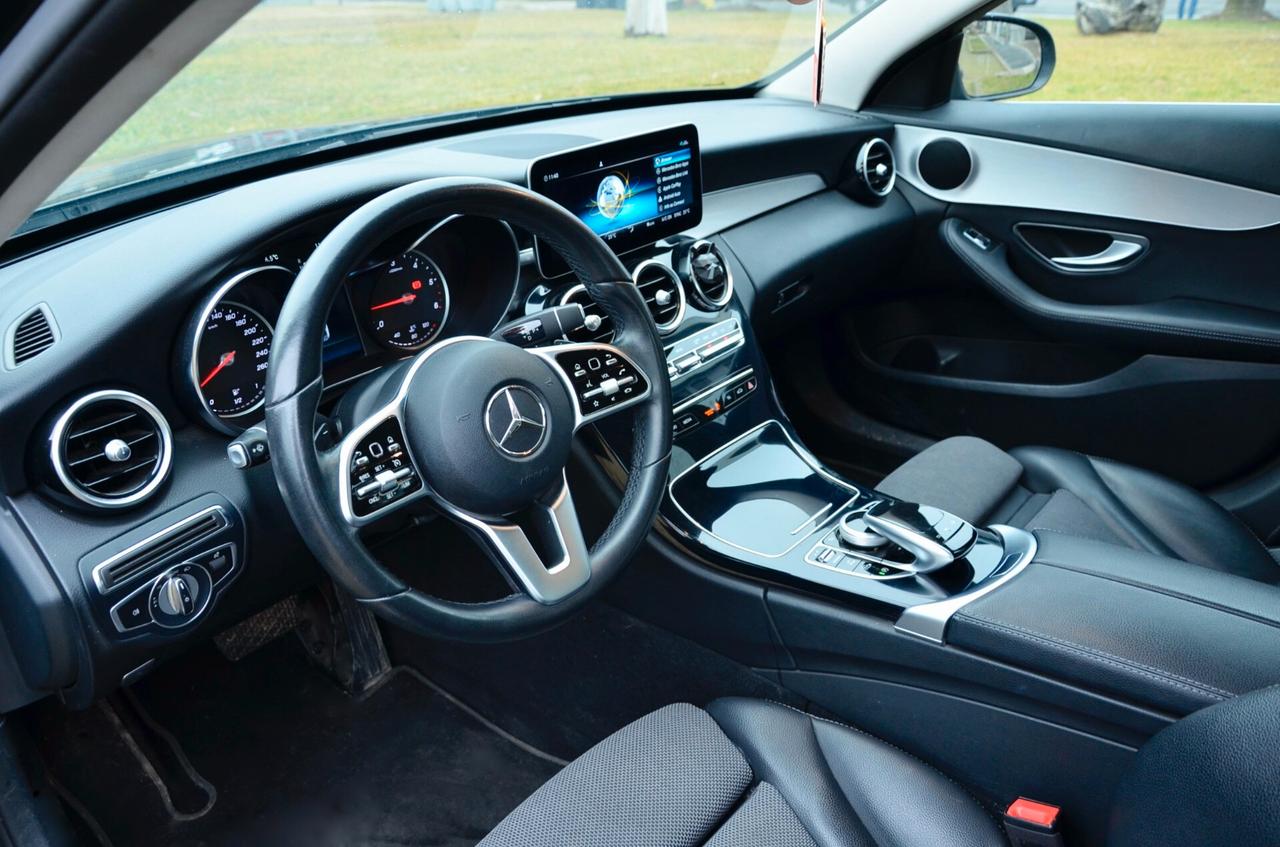 MERCEDES-BENZ C 220d SPORT PLUS 193cv AUTO, UFF ITALIANA, EURO 6D, FULL LED, NAVI, RETROCAMERA, PERMUTE
