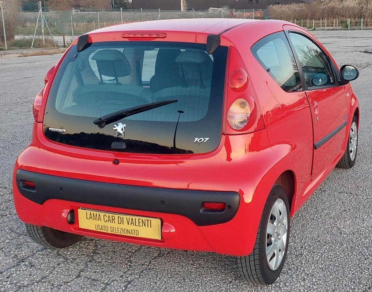 PEUGEOT 107- CONSUMI RIDOTTI- NEOPATENTATI
