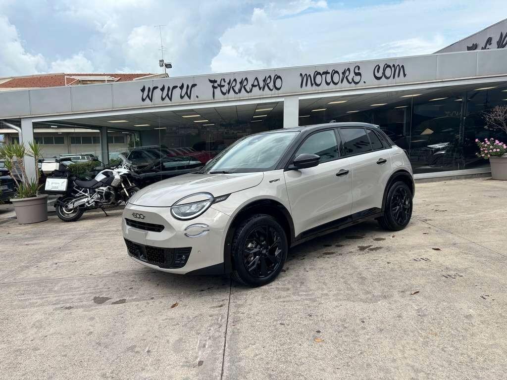 Fiat 600 Hybrid 145 CV DCT MHEV Sport 2026 / KM 0 IVA ESPOSTA Tua a solo 269 Euro al mese
