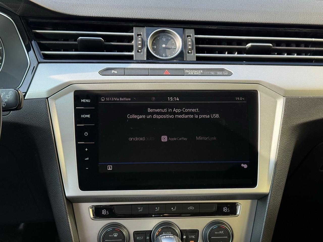 Volkswagen Passat 2.0 TDI DSG 2019/PREZZO REALE/STORICO