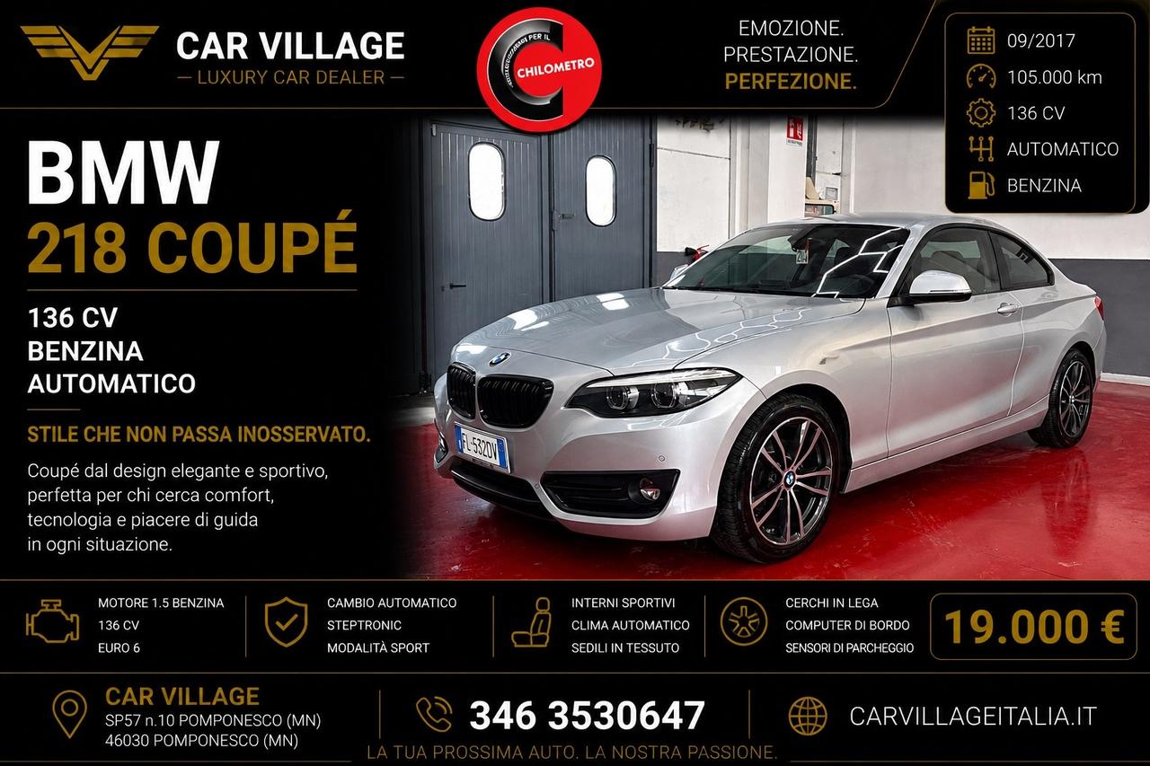 Bmw 218 218d Coupé Sport