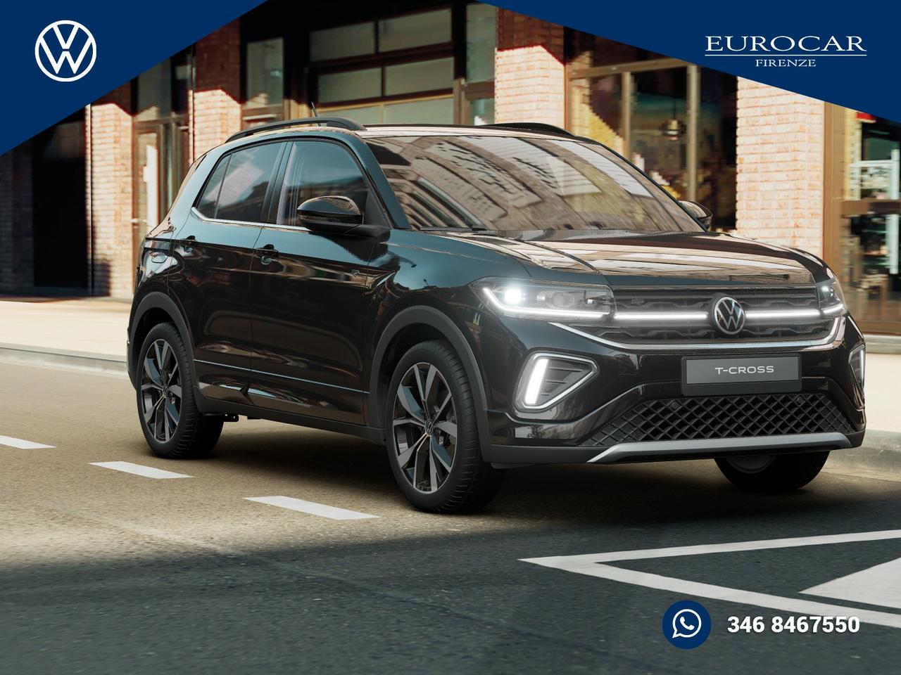 Volkswagen T-Cross 1.0 tsi r-line plus 115cv dsg