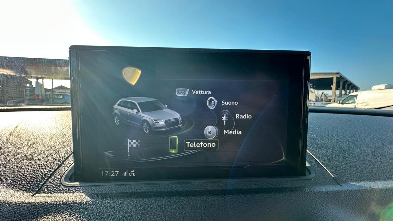 Audi A3 SPB 30 TDI S line Sport UNICO PROPRIETARIO KM CERTIFICATI