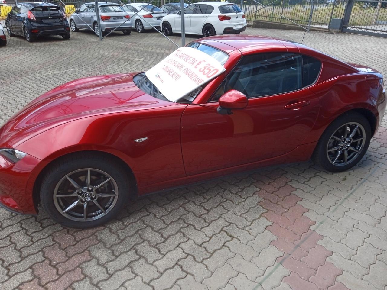 Mazda MX-5 RF PELLE TOTALE NERA SENS PARK CRUISE CONTROL NAVY CERCHI DA 17" PRONTA CONSEGNA