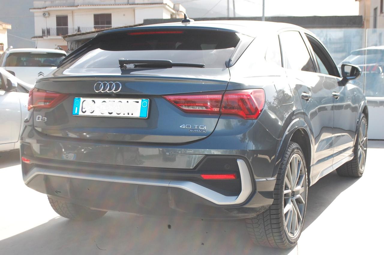 Audi Q3 Sportback 40 2.0 Tdi S line Quattro 190CV S-Tronic