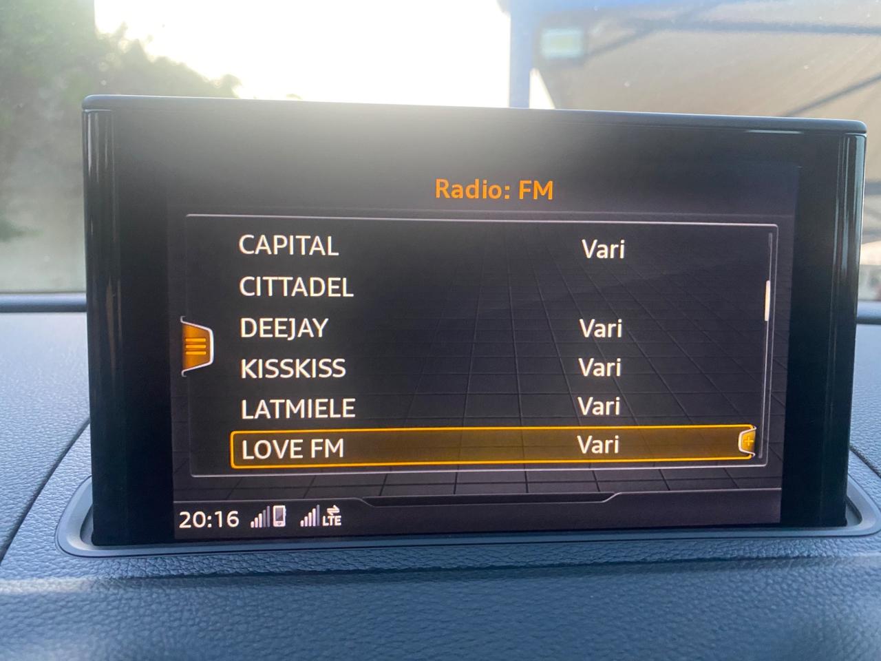 AUDI A3 A3 SPORTBACK 35 TDI S TRONIC SLINE KM CERTIFICATI