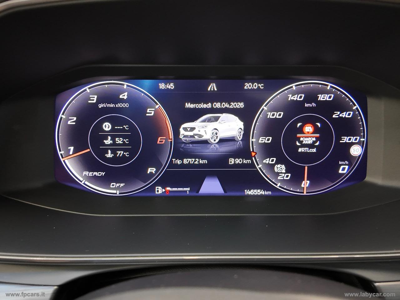 CUPRA Formentor 2.0 TDI 4Drive DSG 150CV