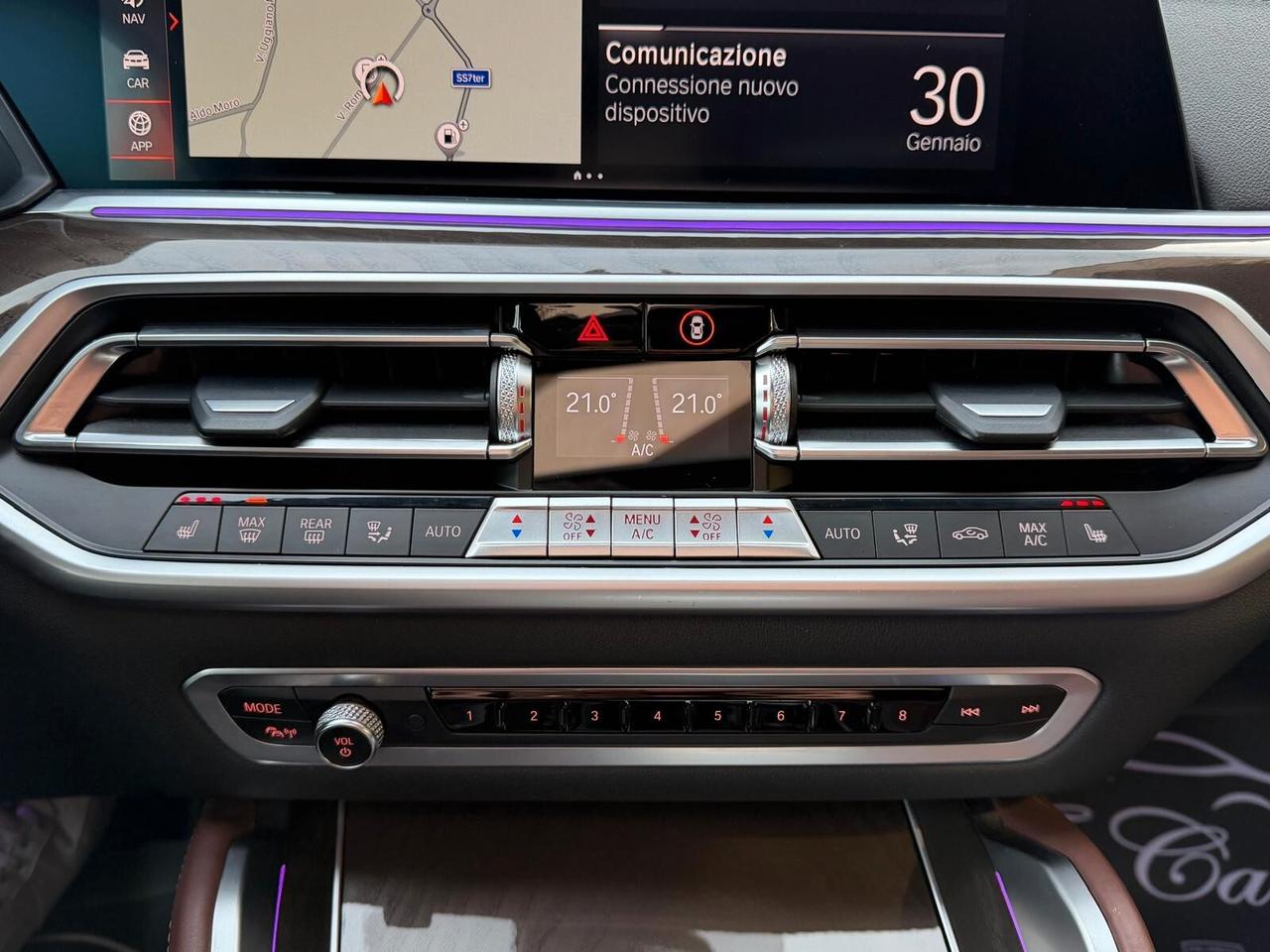 BMW X6 40D M-SPORT X-DRIVE 3.0 MHEV 48V 340CV TETTO PELLE NAVI ANNO 2022