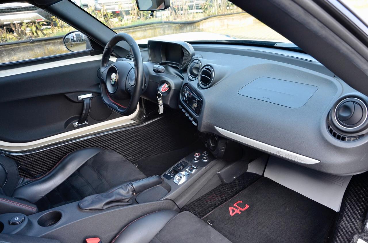 ALFA ROMEO 4C COUPE 1750 TBI 240cv TCT, UFF ITALIANA, BIANCO PERLA, SCARICO CAPRISTO, PERMUTE