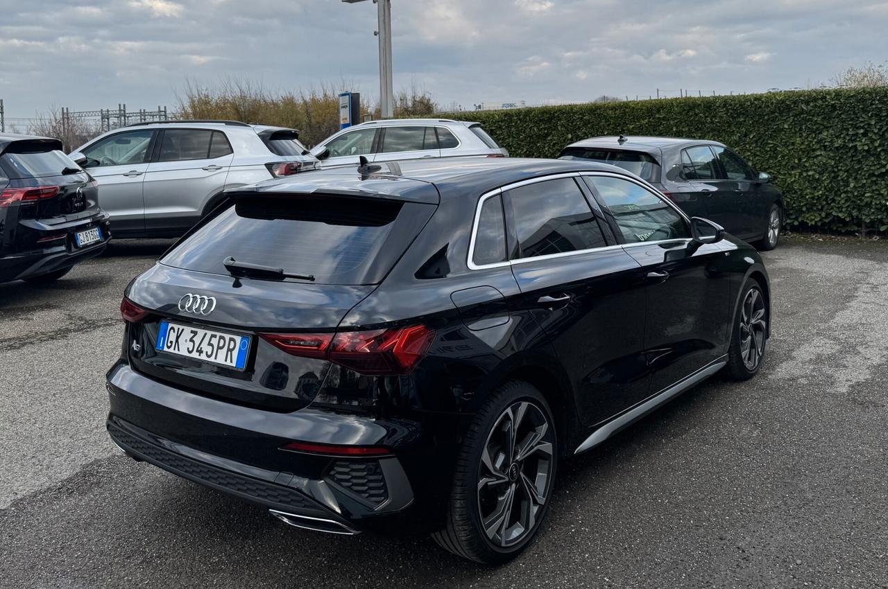 Audi A3 Sportback 30 2.0 tdi S line s-tronic / NO VINCOLI