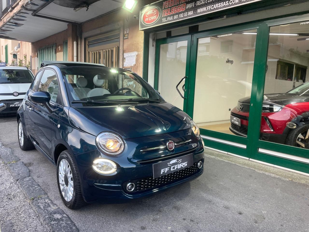 Fiat 500 C 1.0 Hybrid Dolcevita Cabrio capotta jeans 2023