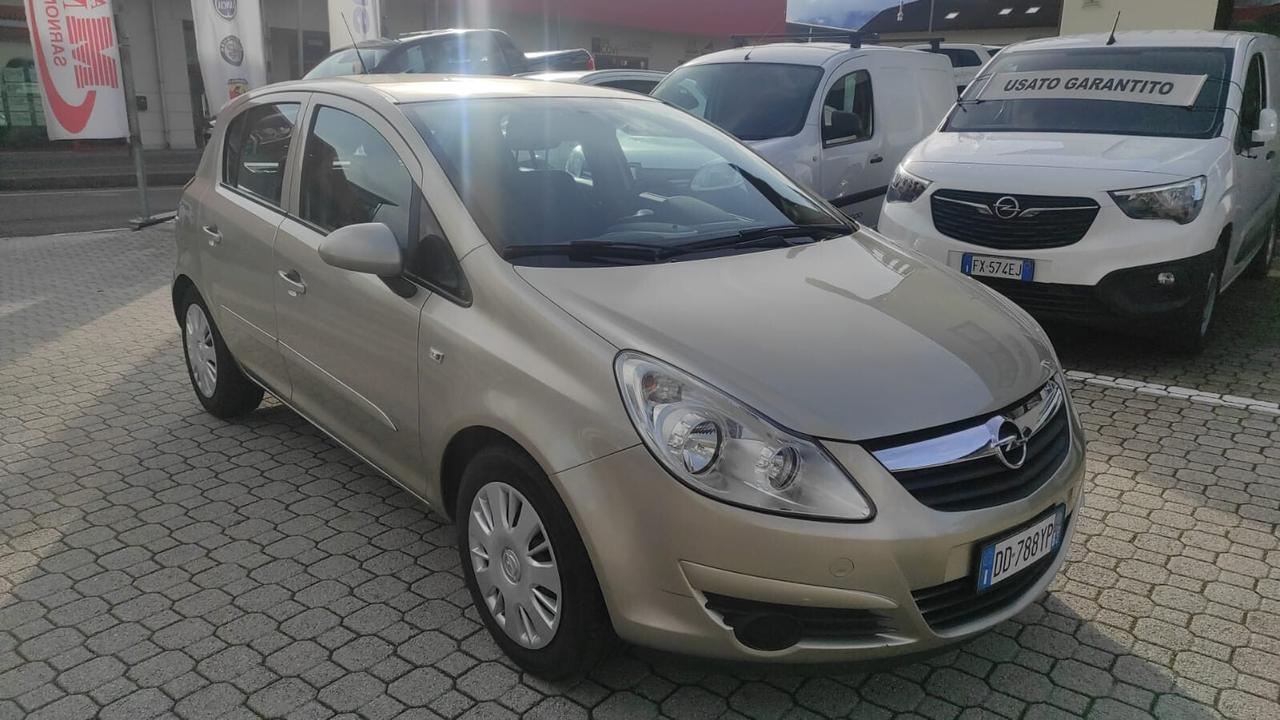 OPEL CORSA 1.2 BENZINA 80CV 5 PORTE OK NEOPATENTATI