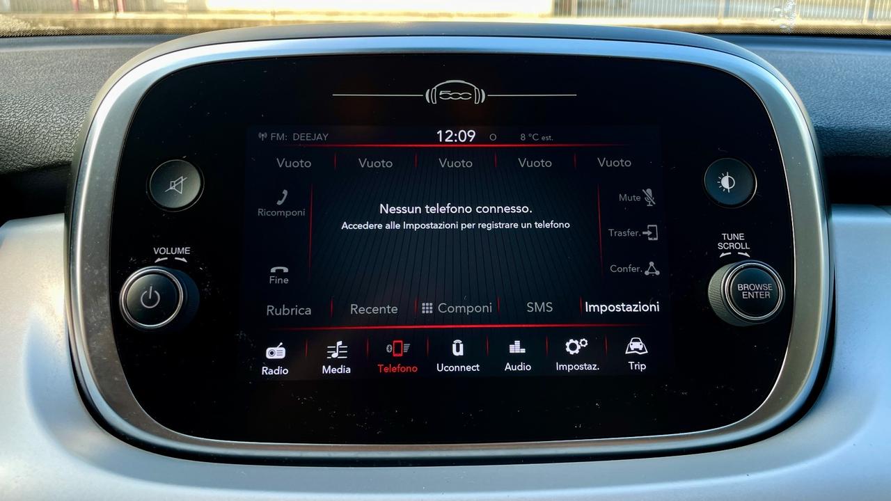 FIAT 500X 1.6 MULTIJET CONNECT 130CV - LANE ASSIST, CRUISE CONTROL, NEOPATENTATI