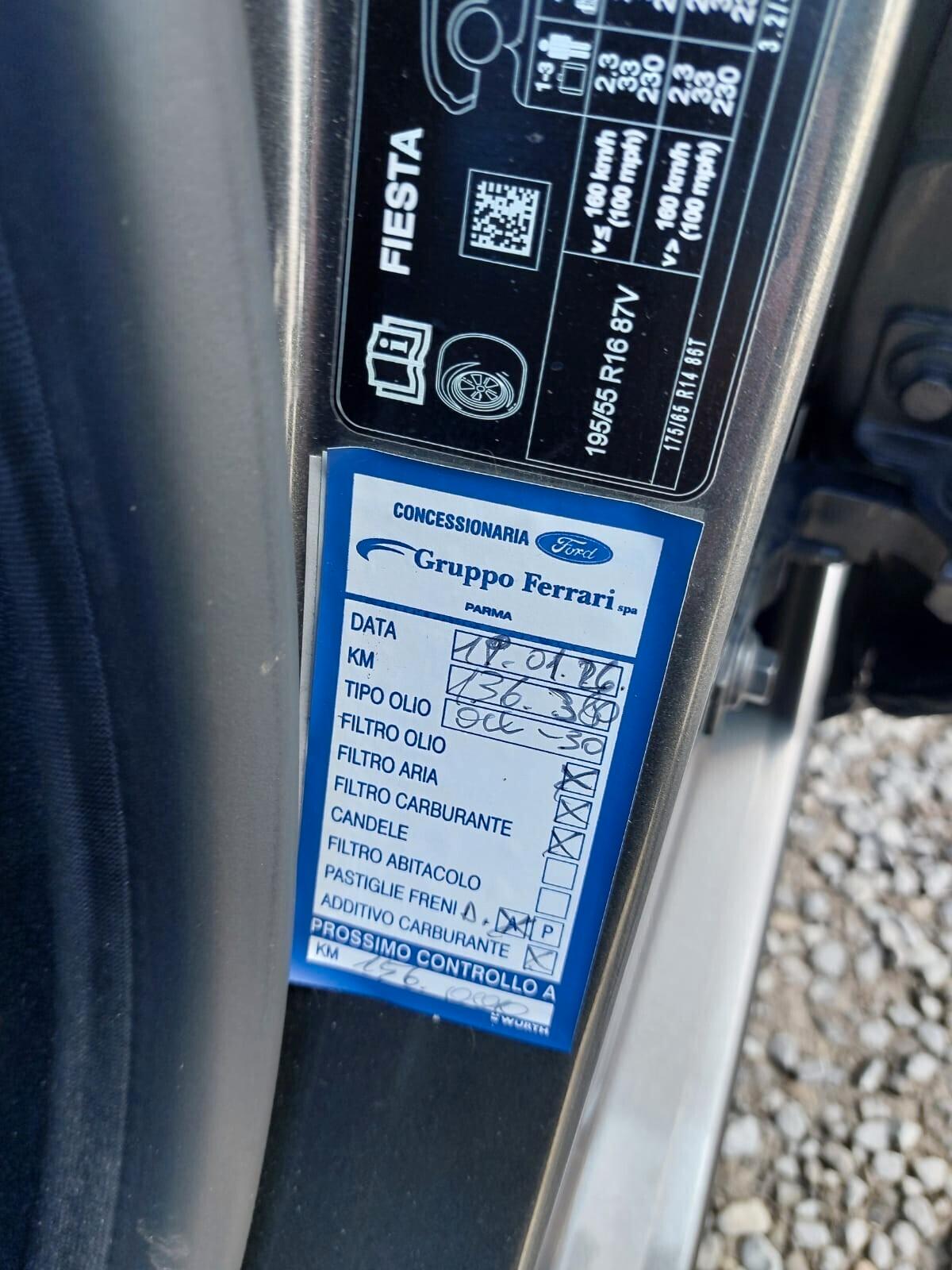 Ford Fiesta 1.5 TDCi 5 porte Vignale UNICO PROPRIETARIO