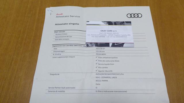 AUDI A6 Avant 2.0 TDI 190 cv Quattro S-Tronic S-Line