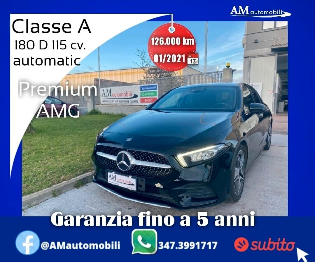Mercedes A 180 D 115 CV aut. Premium AMG