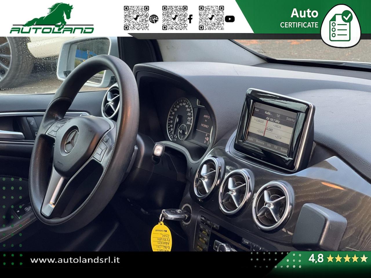 Mercedes B 180 CDI BlueEfficiency Automatica Pelle