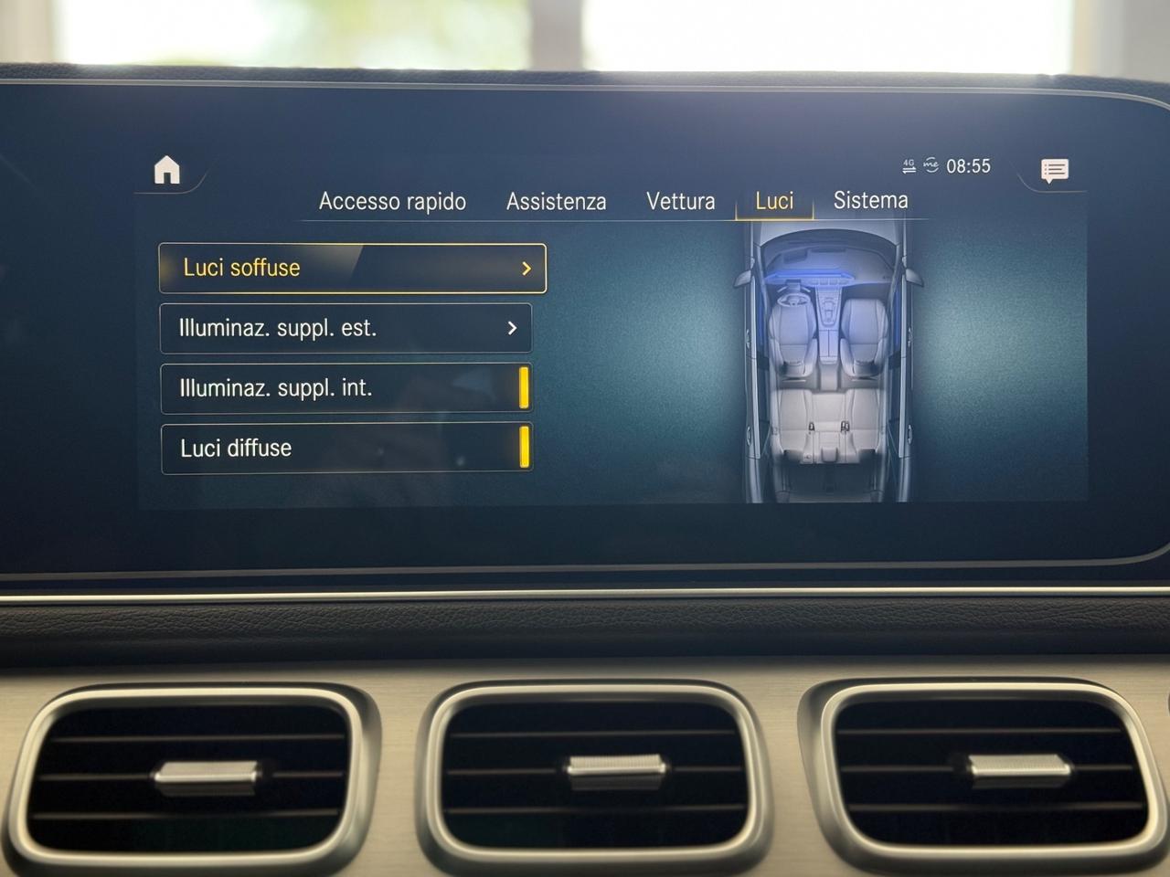 Mercedes GLE 300d Sport 4Matic 245CV Luci Ambient