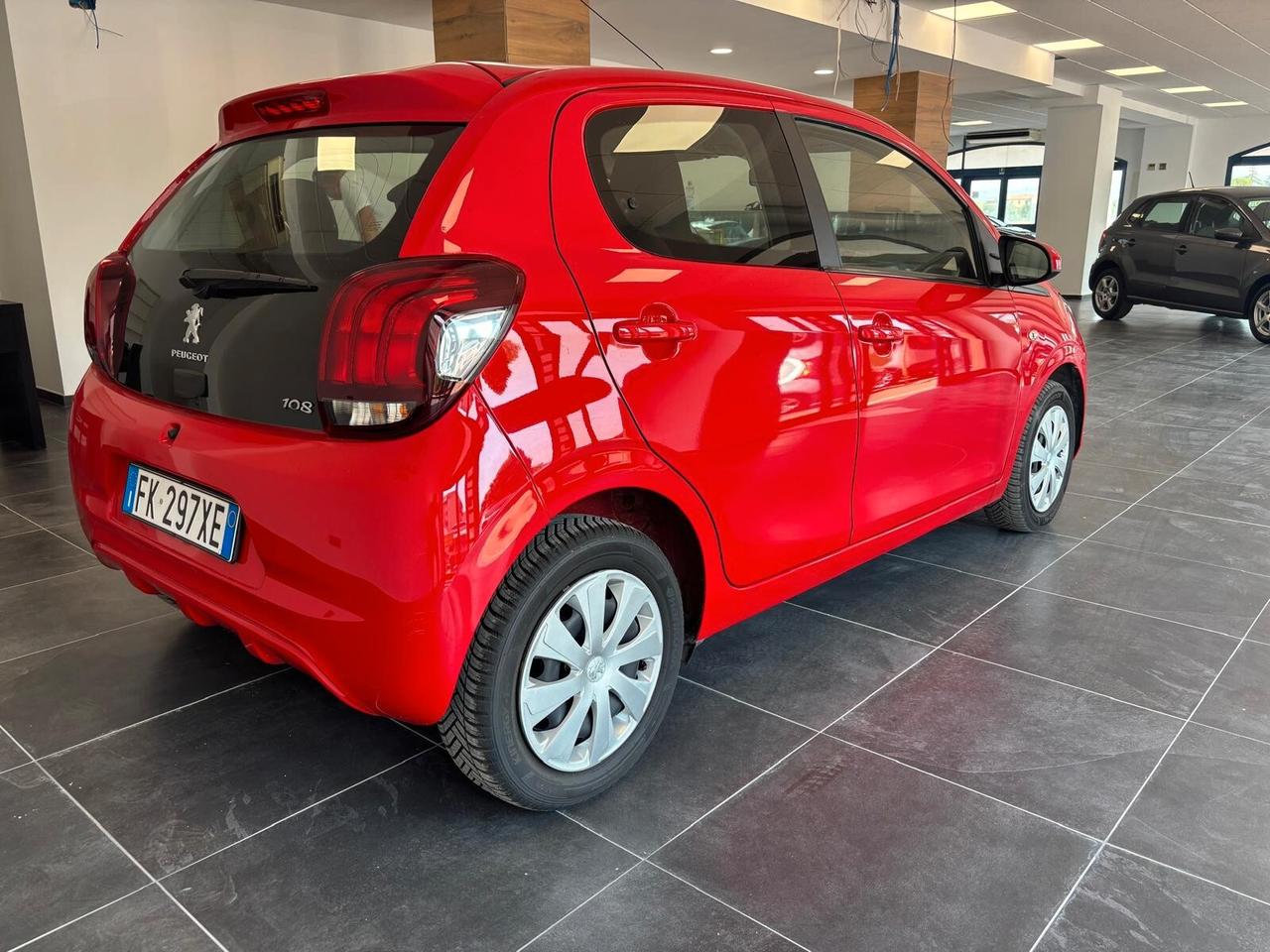 PEUGEOT 108 ANNO 2017 BZ 1.0 ADATTA NEOPATENTATI KM 53 MILA