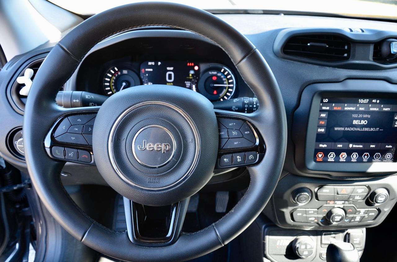 JEEP RENEGADE 1.3 T4 PLUG-IN UPLAND 4XE 190cv AUTO, PREZZO REALE, UNICOPROP, TUTTI SERVICE FCA, EURO 6D, KEYLESS, FARI LED, PERMUTE